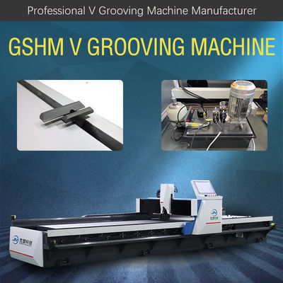 Qualität  Hydraulic V Cutting Machine For Shower Room Frames High Speed V Grooving Machine Fabrik