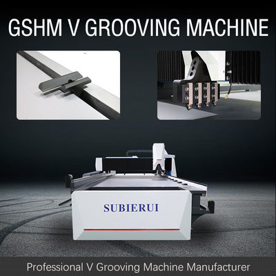 220V Hochgeschwindigkeits-V-Grooving-Maschine für Metallvorhangwanddekoration