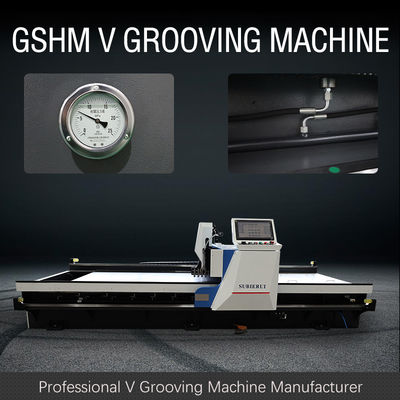 220V Hochgeschwindigkeits-V-Grooving-Maschine für Metallvorhangwanddekoration