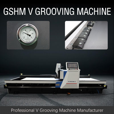 Luftkühlung Hochgeschwindigkeits-CNC-V-Grooving-Maschine für Beschilderung und Edelstahlverarbeitung
