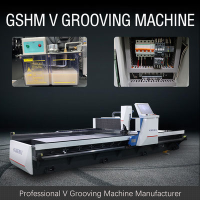 Luftkühlung Hochgeschwindigkeits-CNC-V-Grooving-Maschine für Beschilderung und Edelstahlverarbeitung
