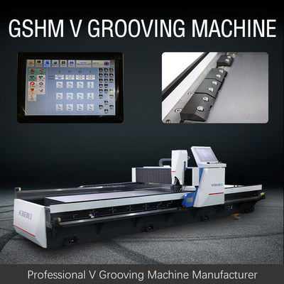 Touchscreen Hochgeschwindigkeits-V-Grooving-Maschine für Küchenschränke Edelstahlverarbeitung