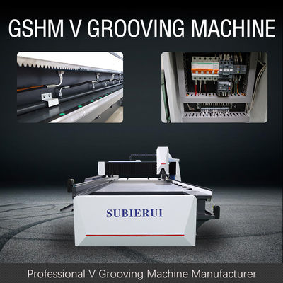 Schneidemaschine V des Antiskateboard-horizontale V Groover-Maschine für Verzierungs-Industrie 1240