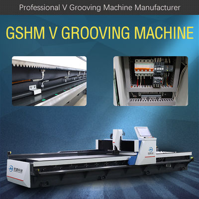 Hohe Präzision horizontales V Maschinen-Tür-Industrie V Groover-Maschine fugend