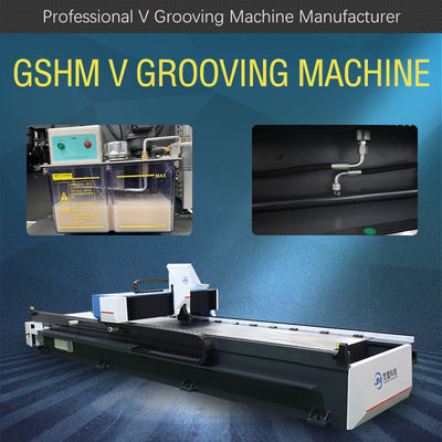 Hydraulische horizontale v-Schneidemaschine für Antiskateboard V Groover-Maschine