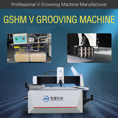 Hydraulische horizontale v-Schneidemaschine für Antiskateboard V Groover-Maschine