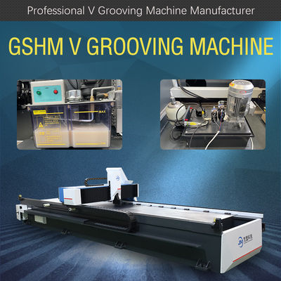 Hydraulische horizontale v-Schneidemaschine für Antiskateboard V Groover-Maschine