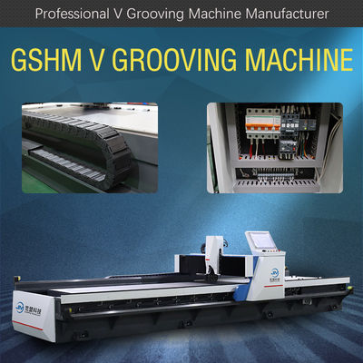 Horizontale Nut-Maschine Cnc V Schneidemaschine-V für Metallsignage