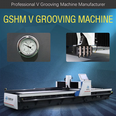 Horizontale Nut-Maschine Cnc V Schneidemaschine-V für Metallsignage