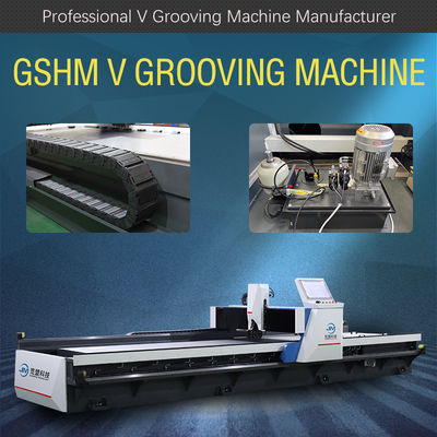 Hydraulische horizontale v-Schneidemaschine für Antiskateboard V Groover-Maschine