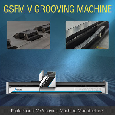 Horizontale Schneidemaschine V CNC V Groover-Maschine für Metallzwischenwand täfelt 1560