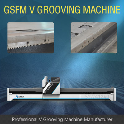Verzieren Sie die Verarbeitung horizontalen V Schneidemaschine CNC V der Schneidemaschine-1240