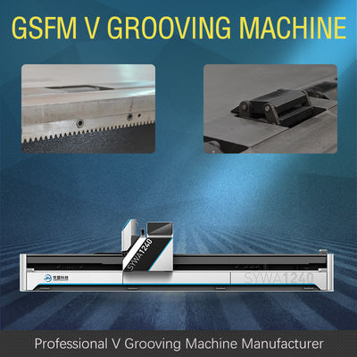 Verzieren Sie die Verarbeitung horizontalen V Schneidemaschine CNC V der Schneidemaschine-1240