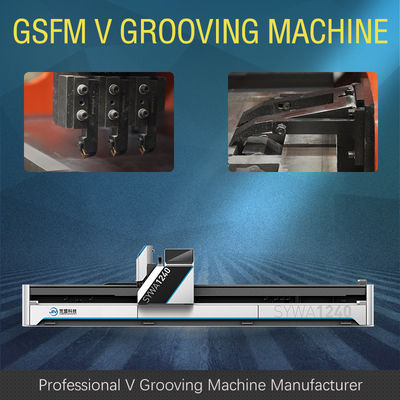 Nut-Schneidemaschine-hydraulischer Schneider-Maschine 1232 CNC V V für Metallmöbel
