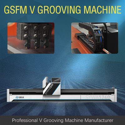 Horizontale Schneidemaschine V CNC V Groover-Maschine für Metallzwischenwand täfelt 1560