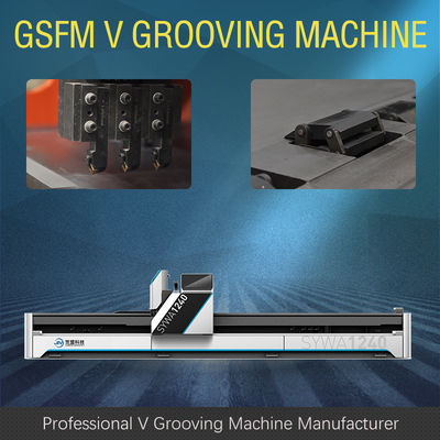 1250mm CNC-Blatt-Trennschneider-Antiskateboard V Groover-Maschine