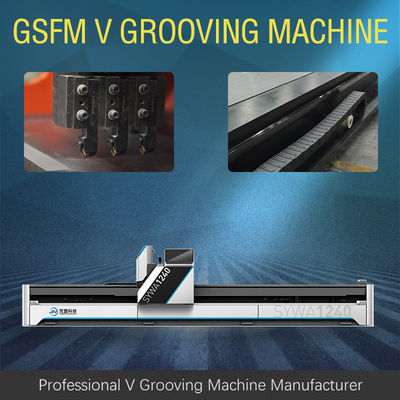 Vertikale Nut-Maschine CNC V Schneidemaschine-V für Metallsignage-Produktion 1240