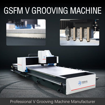 Vier mit Seiten versehene Schneidemaschine CNC V, die Innovations-und Aluminiumplatte 5mm bevollmächtigt